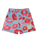 EE Kiss Lipstick Mesh Shorts