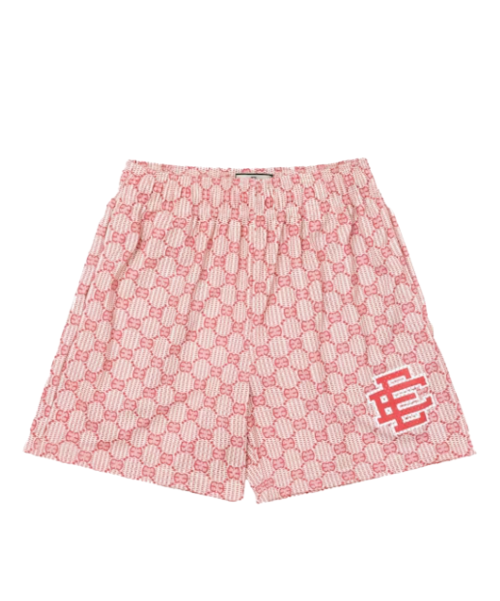 EE Grid Print Mesh Shorts