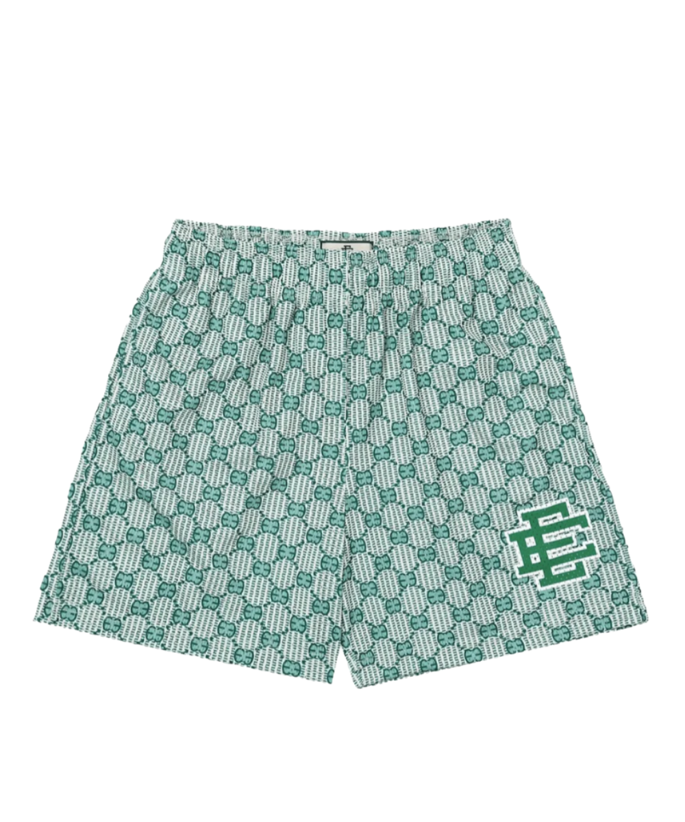 EE Grid Print Mesh Shorts