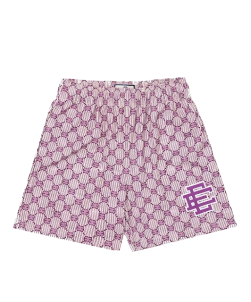 EE Grid Print Mesh Shorts