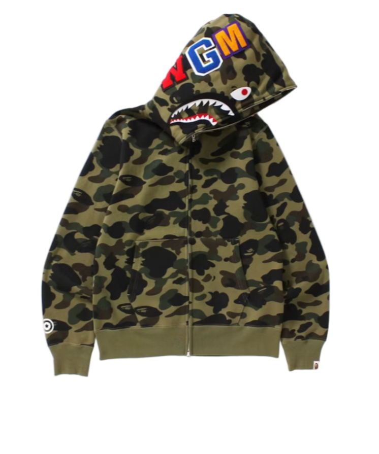 Ape Shark Zip Hoodie